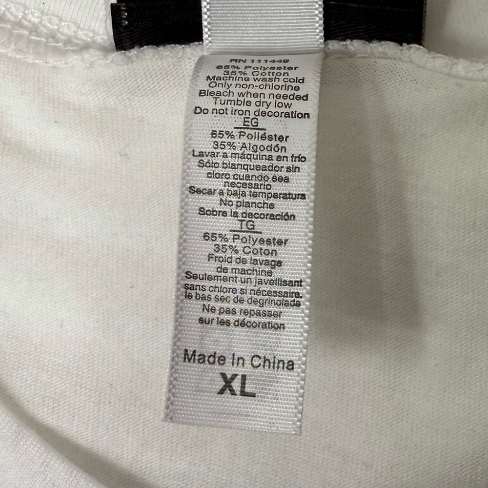 Harley Davidson Women's‎ Short Sleeve White Tee 110th Anniversary XL - Picture 6 of 6